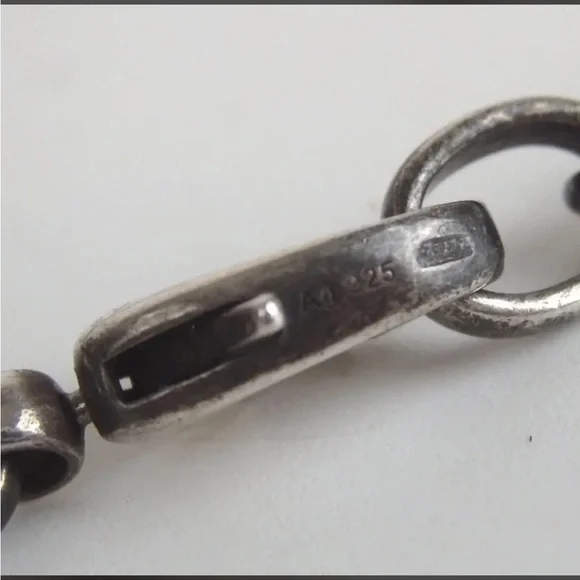 Gucci, Sterling Silver Chain Necklace authentic unisex - Picture 3 of 6